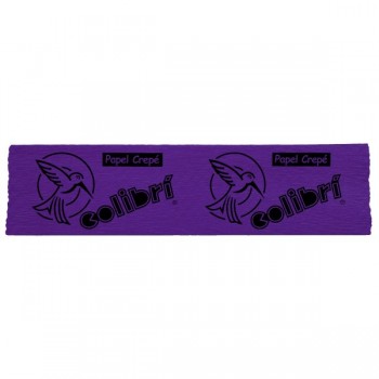 Papel crepe Colibri morado con 10 piezas