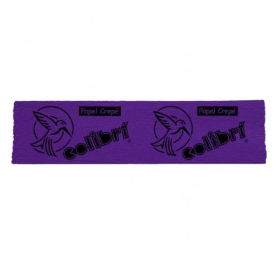 Papel crepe Colibri morado con 10 piezas