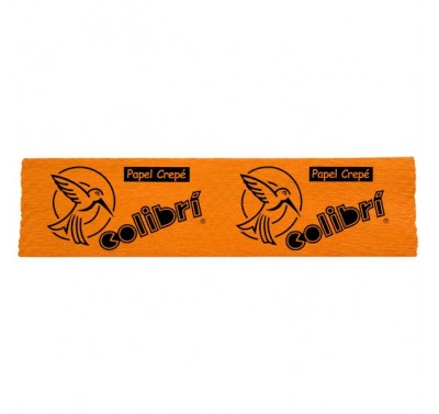 Papel crepe Colibri naranja con 10 piezas