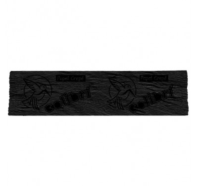 Papel crepe Colibri negro con 10 piezas