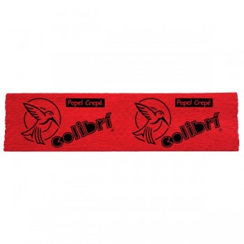 Papel crepe Colibri rojo con 10 piezas