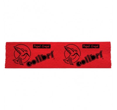 Papel crepe Colibri rojo con 10 piezas