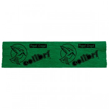 Papel crepe Colibri verde bandera con 10 piezas