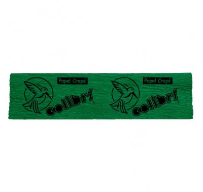 Papel crepe Colibri verde bandera con 10 piezas
