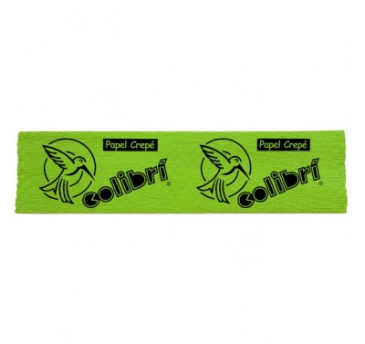 Papel crepe Colibri verde limon con 10 piezas