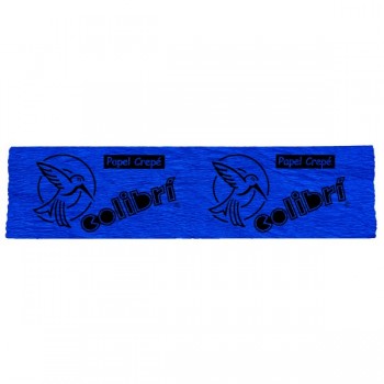 Papel crepe Colibri azul victoria con 10 piezas