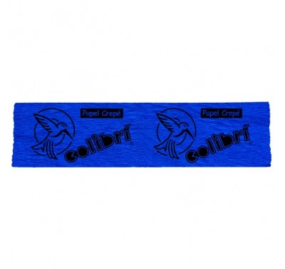 Papel crepe Colibri azul victoria con 10 piezas