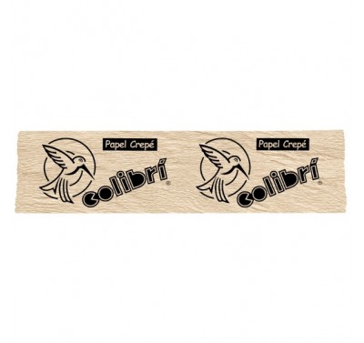 Papel crepe Colibri beige con 10 piezas
