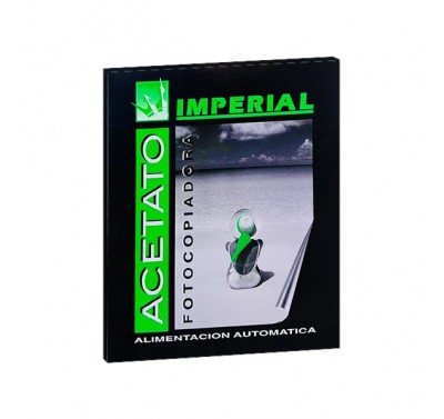 Acetato tamaño carta Imperial con 100 piezas