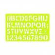 Gioser fluorescente Stencil 06 Oval 16 mm con 5 piezas