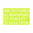 Gioser fluorescente Stencil 08 oval 23 mm con 5 piezas