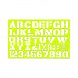 Gioser fluorescente Stencil 14-b Mark-op 30 mm con 5 piezas