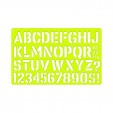 Gioser fluorescente Stencil 24 Mark-op 11 mm con 10 piezas
