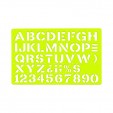 Gioser fluorescente Stencil 20-bis con 5 piezas