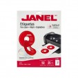 Etiqueta blanca cdr/dvd (5931) Janel con 25 piezas