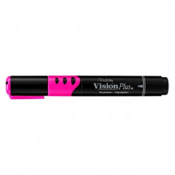 Resaltador vision plus rosa Azor