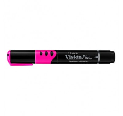 Resaltador vision plus rosa Azor