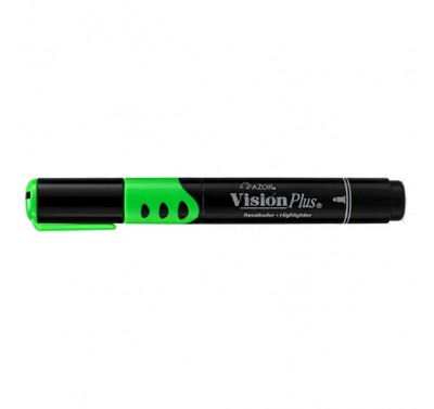 Resaltador vision plus verde Azor