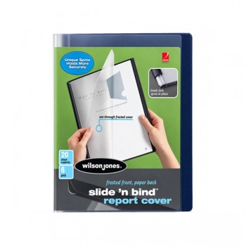 Folder con costilla azul con 8 piezas (p4537) Acco