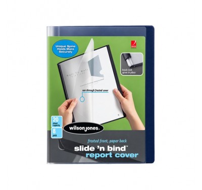 Folder con costilla azul con 8 piezas (p4537) Acco