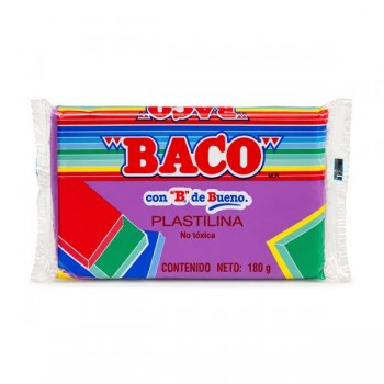 Plastilina Baco en barra violeta