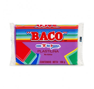 Plastilina Baco en barra violeta