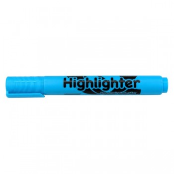 Resaltador Manny grueso azul highlighter