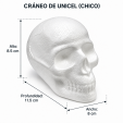 Craneo de unicel (chico) 