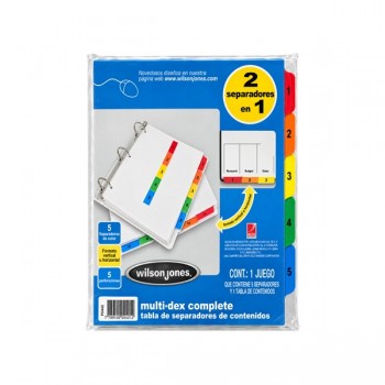 Multidex basic con 5 divisiones Acco (442)