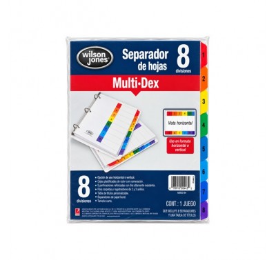 Multidex basic con 8 divisiones Acco (443)