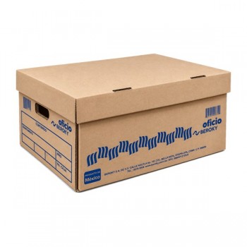 Caja para archivo muerto de carton tama&ntilde;o oficio  48 x 35.2 x 24.7 Beroky
