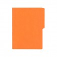 Folder tamaño carta fluorescente naranja con 25 piezas