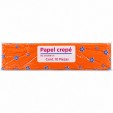 Papel crepe Selanusa Mandarina con 10 piezas