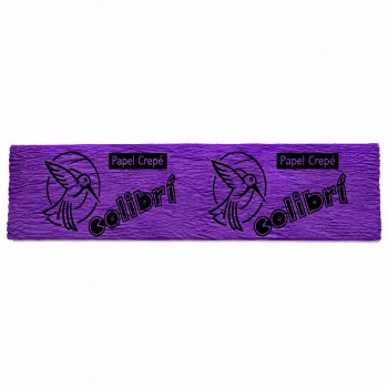 Papel crepe Colibri morado con 10 piezas