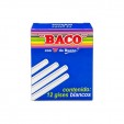 Gis blanco con 12 piezas Baco