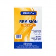Remision tamaño esquela triplicado Republica