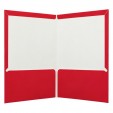 Folder oficio plastificado con 5 piezas rojo