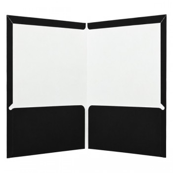 Folder oficio plastificado con 5 piezas negro