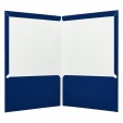Folder oficio plastificado con 5 piezas azul marino
