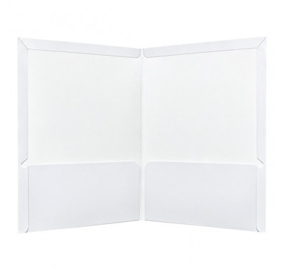 Folder tamaño carta plastificado con 5 piezas blanco
