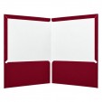 Folder carta plastificado con 5 piezas vino