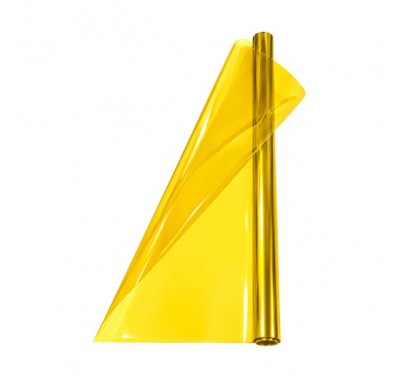 Papel celofan amarillo