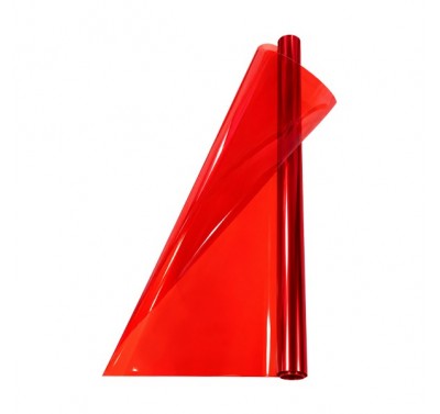 Papel celofan rojo