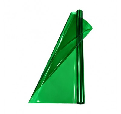 Papel celofan verde