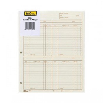 Cuenta de mayor  (5004) Printaform