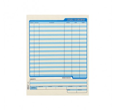 Poliza de egresos (1005) Printaform