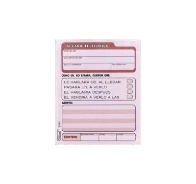 Recado telefonico (2061) Printaform