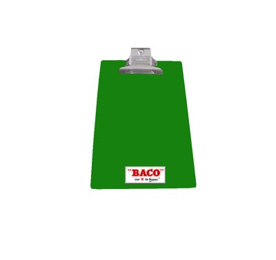 Tabla agarrapapel de plastico tamaño carta Baco