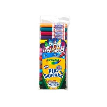 Pip squeaks con 16 piezas Crayola