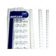 Arillo plastico GBC 5/16 blanco (21-35 hojas) con 25 piezas